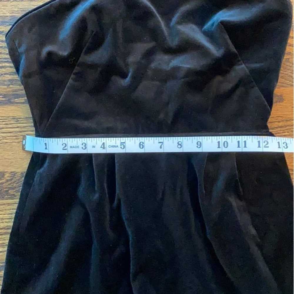 J. Crew black velvet strapless dress, 2 - image 9