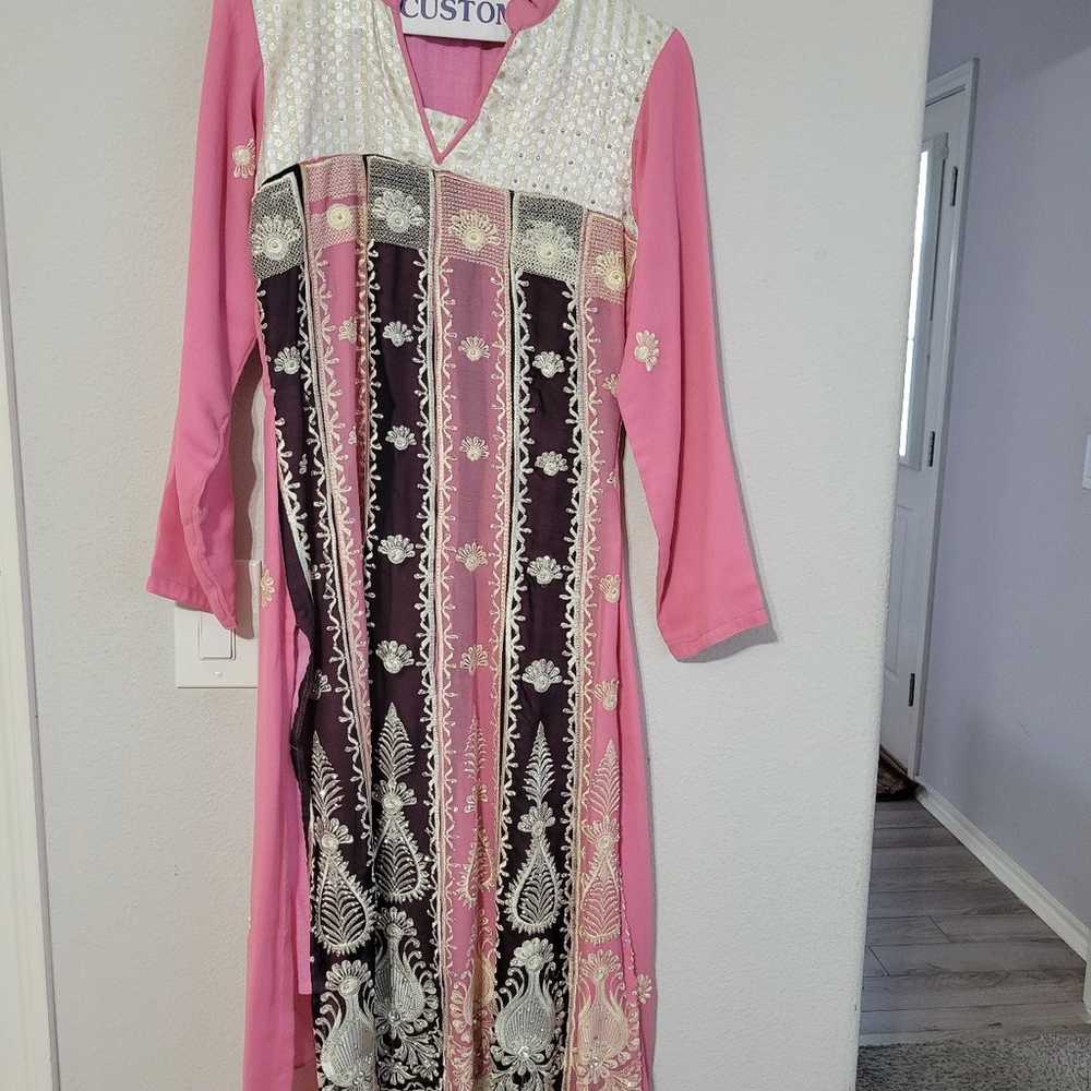 Pakistani formal shalwar suit - image 1