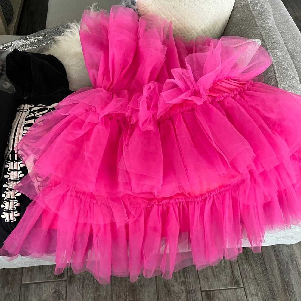 Barbie pink tuelle dress - image 5