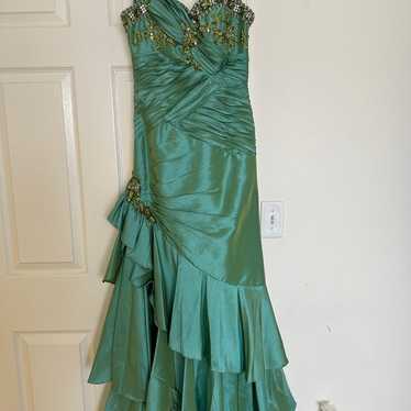 May Queen green gown