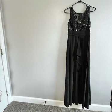 [Nightway] Black Sparkle Formal Gown-Size 4