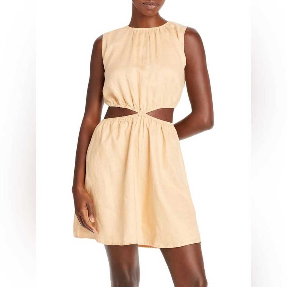 Faithfull the Brand La Pineta Linen Dress Size 4 - image 1
