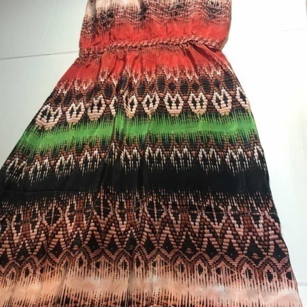 Vix Paula Hermanny Silk Printed Maxi dress size M - image 6