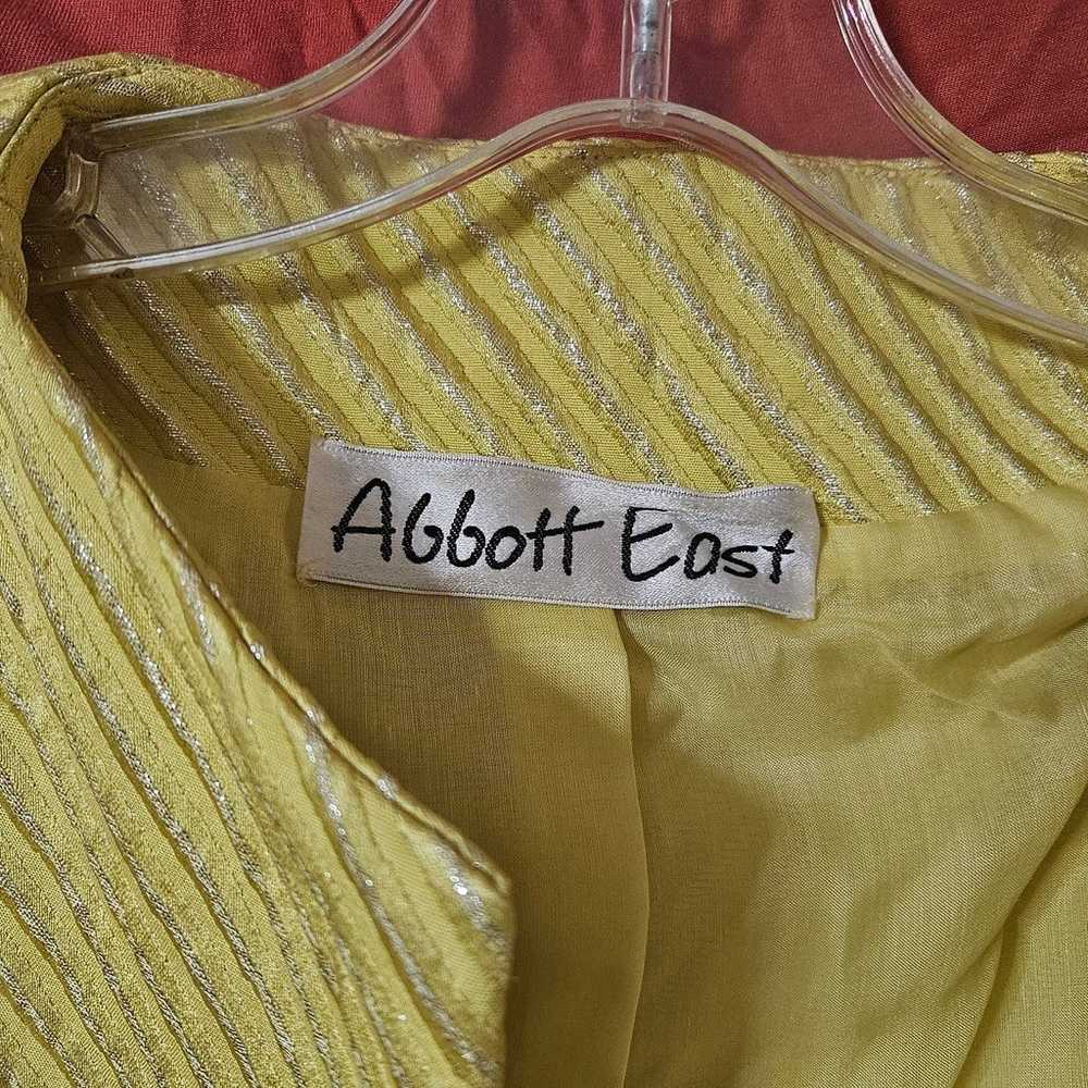 Vintage Abbott East Yellow Cocktail Dress with Ja… - image 10