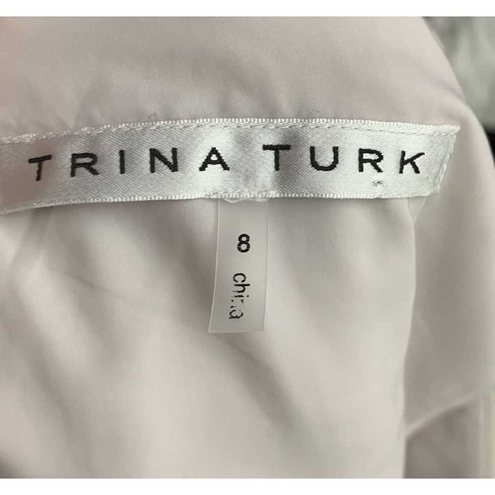 Trina Turk Dress Size 8 Sheath Sleeveless Nude Cr… - image 3