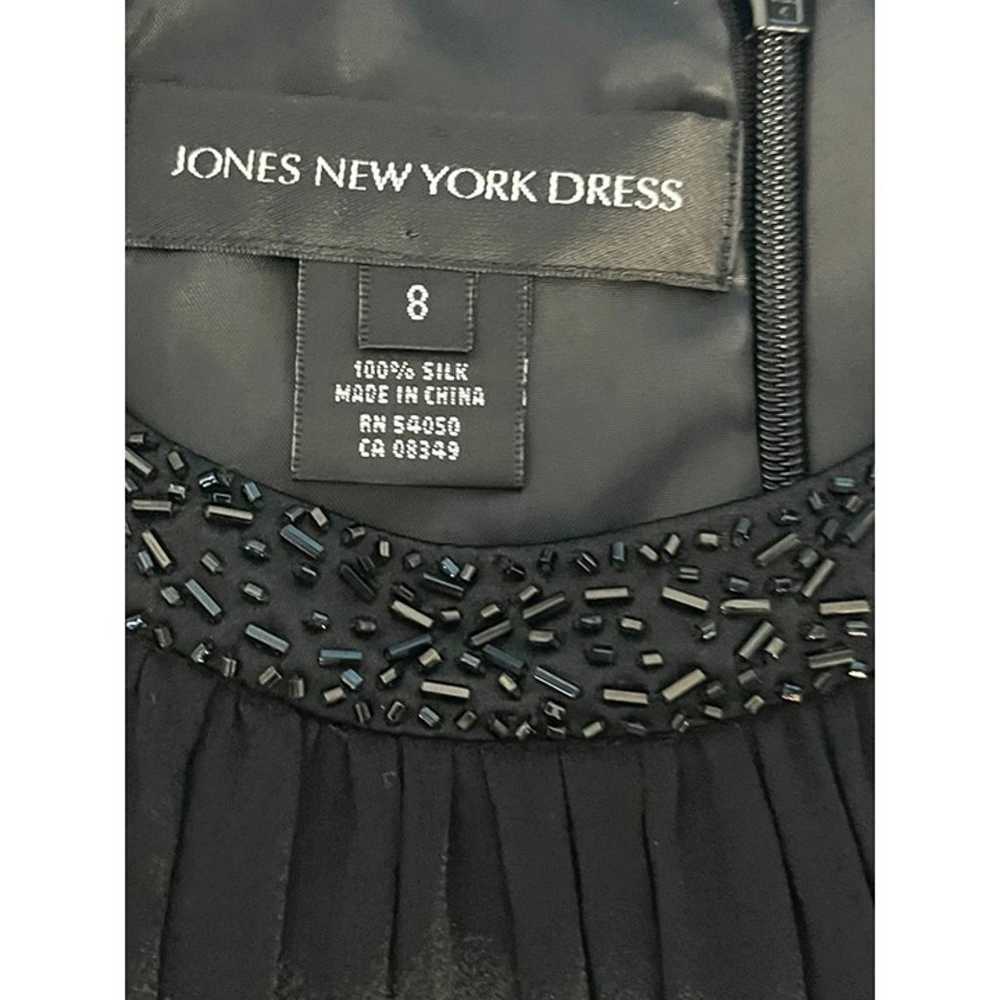 Jones New York Dress Women's Sz 8 Black Formal Ma… - image 5