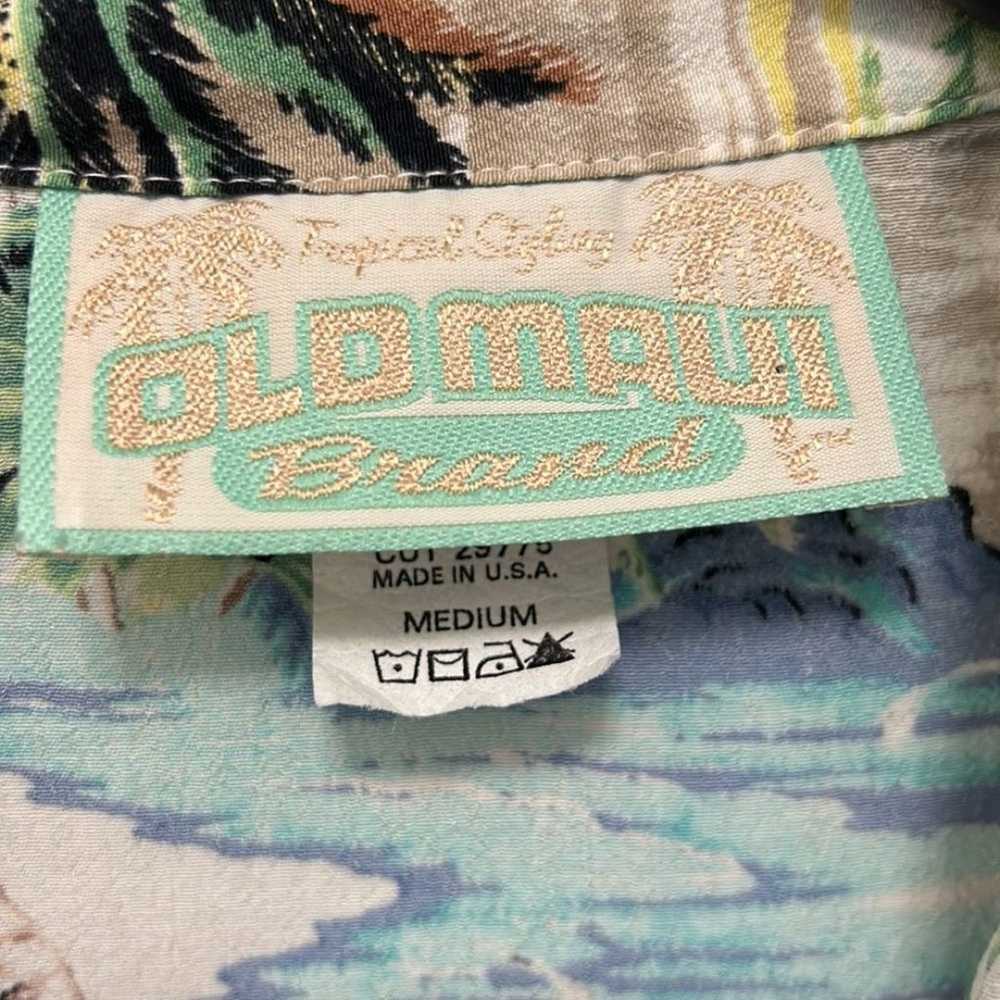 Old Maui Tropical Maxi Sundress W/Button Shirt Ja… - image 4