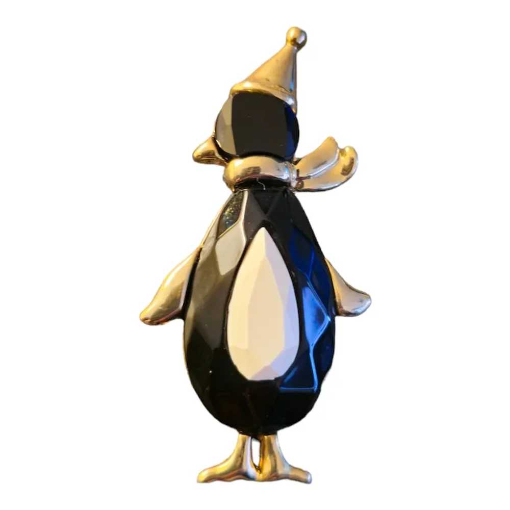 Black & White Penguin Pin - image 3