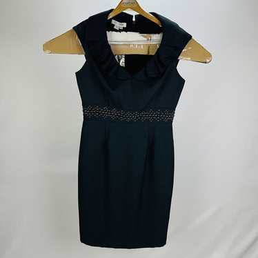 NWOT Kayla Unger New York Navy Blue w/ Silver Bea… - image 1