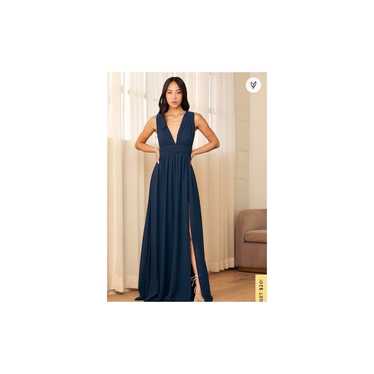 Lulus Heavenly Hues Navy Blue Maxi Dress