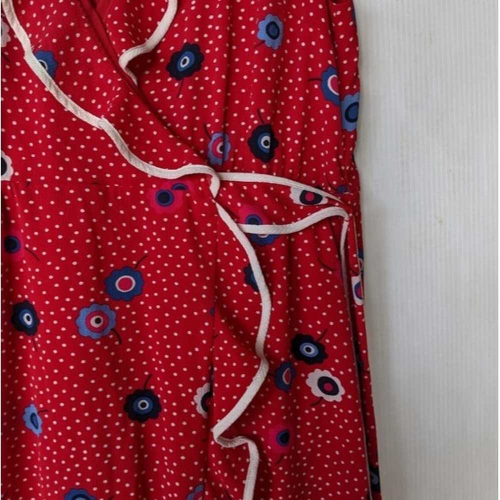 MODCLOTH Red Floral Dotted Daytime Dapper True Wr… - image 4