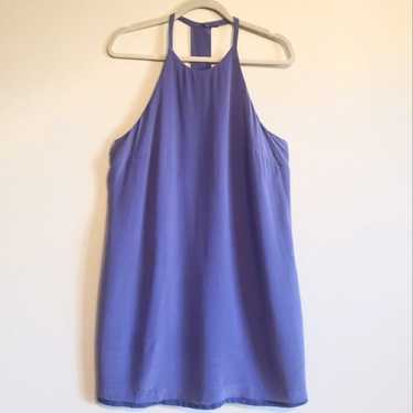 Annie Griffin Purple Large Shift 100% Silk Dress T