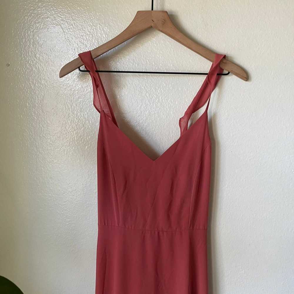Lulus | Meteoric Rise Rusty Rose Maxi Dress - image 3