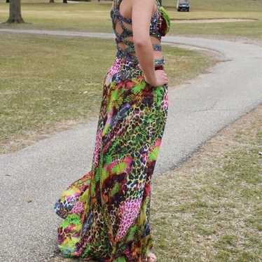 Deb Multi-Colored Prom Dress