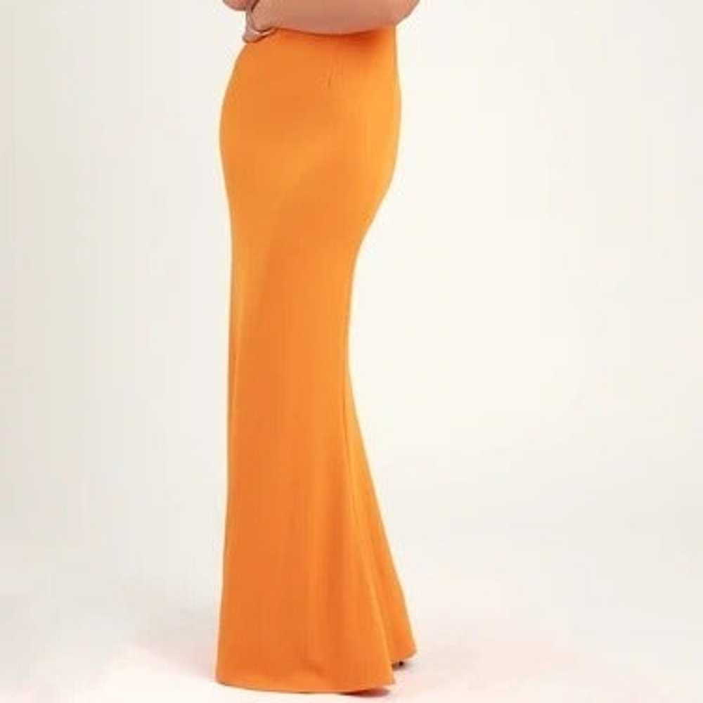 Melora Orange Sleeveless Maxi Dress - image 2