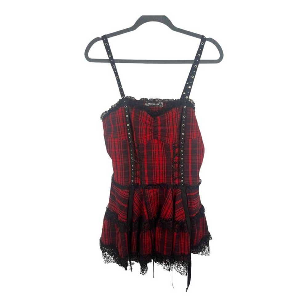 Dark In Love Punk Gothic Layered Mini Strap Dress… - image 3