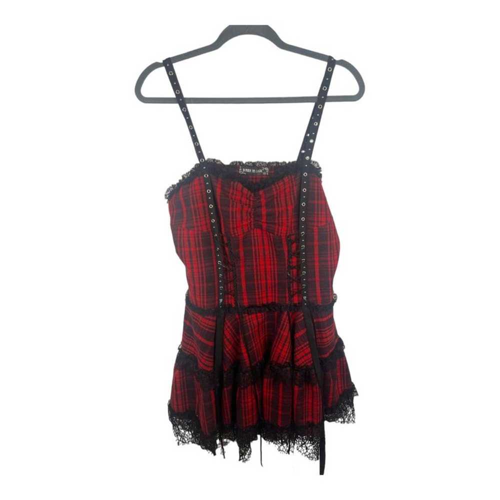 Dark In Love Punk Gothic Layered Mini Strap Dress… - image 5