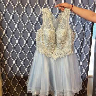 Baby blue homecoming dress