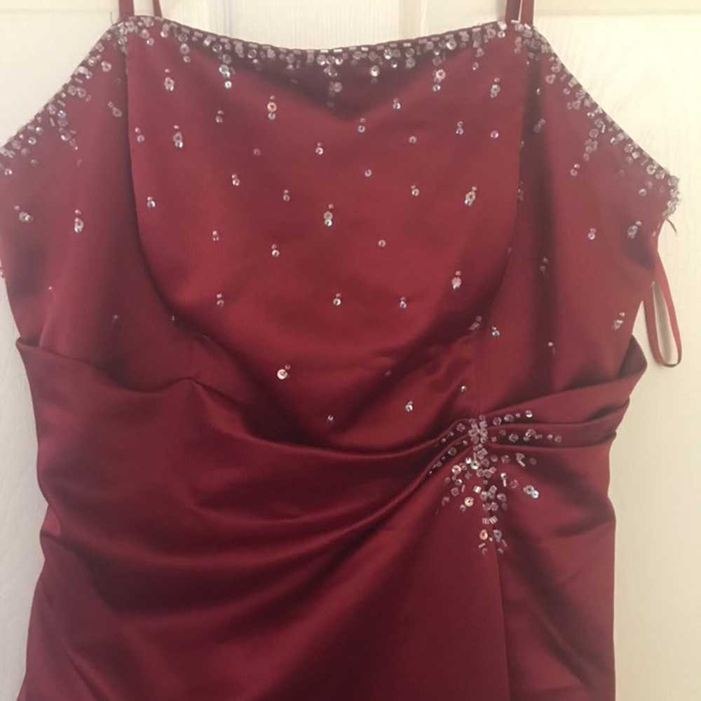Da Vinci Red Formal Gown Womens Size 16 - image 2