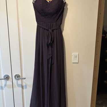 Bill Levkoff Strapless Maxi Length Gown, Size 0 - image 1
