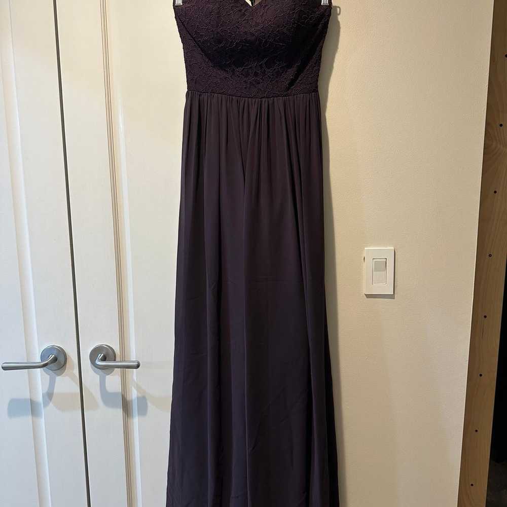 Bill Levkoff Strapless Maxi Length Gown, Size 0 - image 2