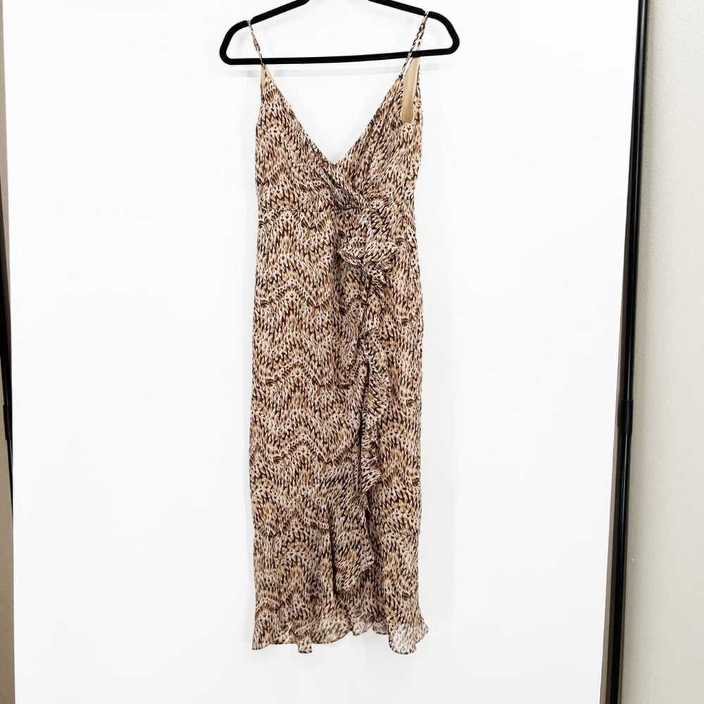 Bardot Brown Printed High-Low Dress - image 2