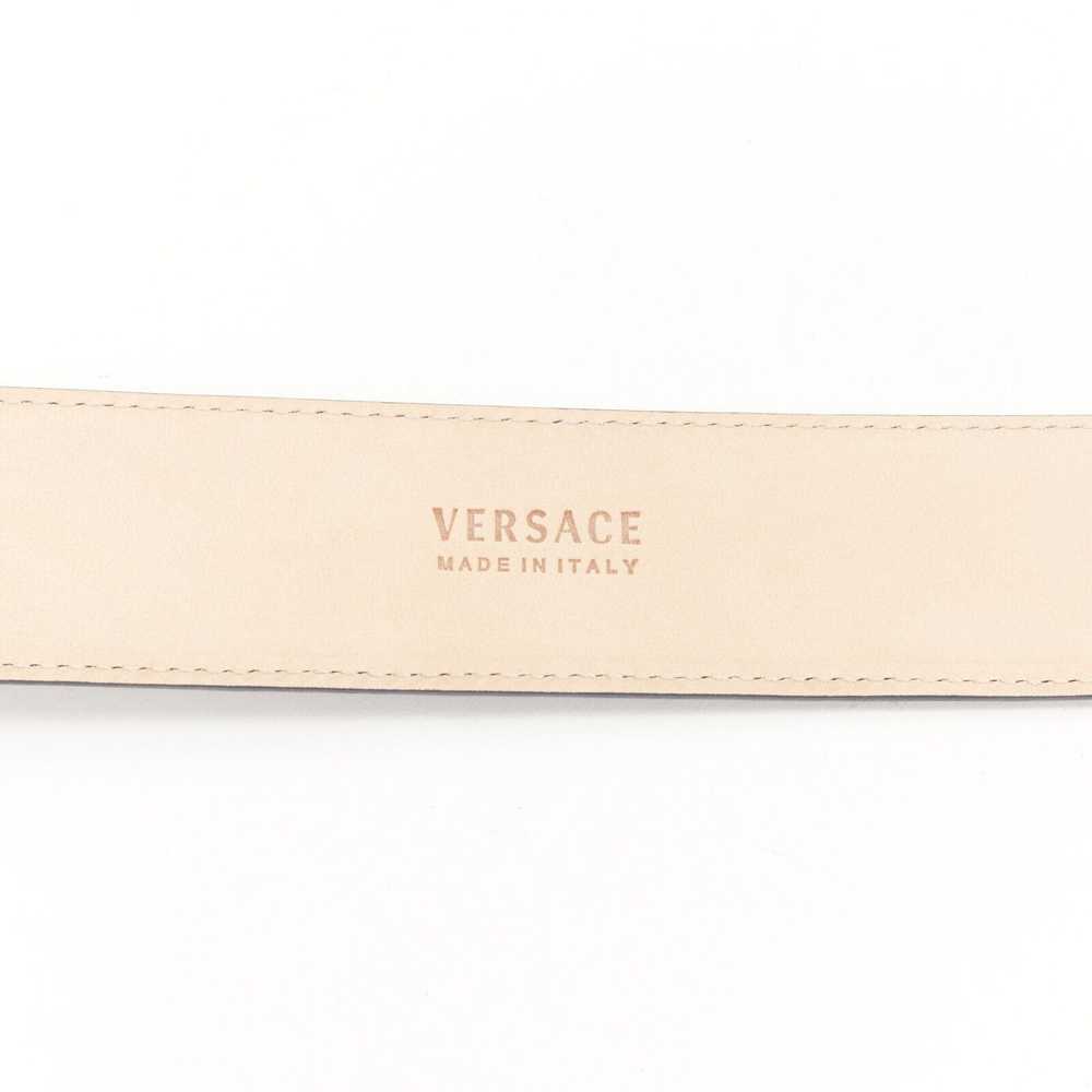 Versace new VERSACE $1200 La Medusa silver buckle… - image 8