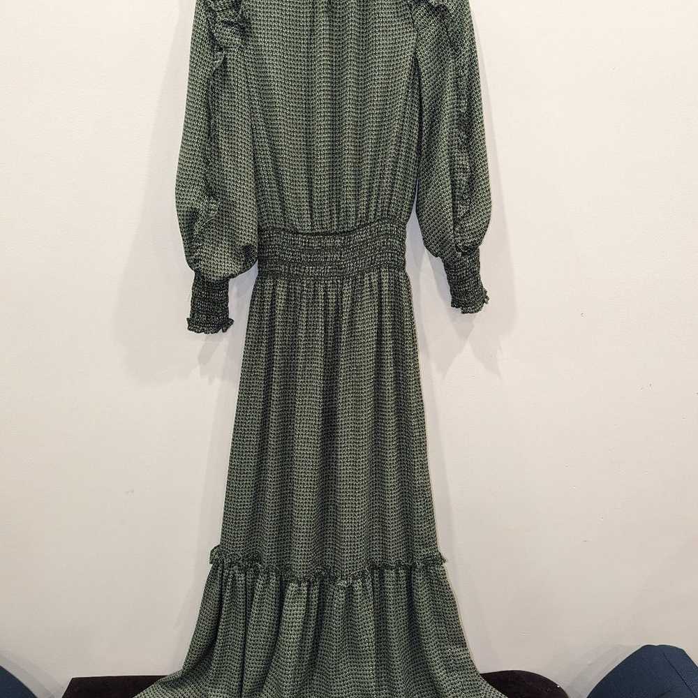 Saks fifth Ave- GORGEOUS vintage Green pattern an… - image 3