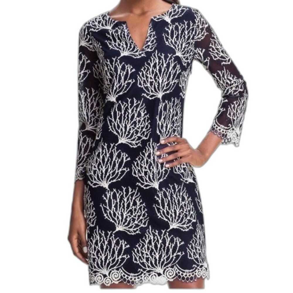 Lilly Pulitzer Seaside Coral Wendy Sheath Dress N… - image 1