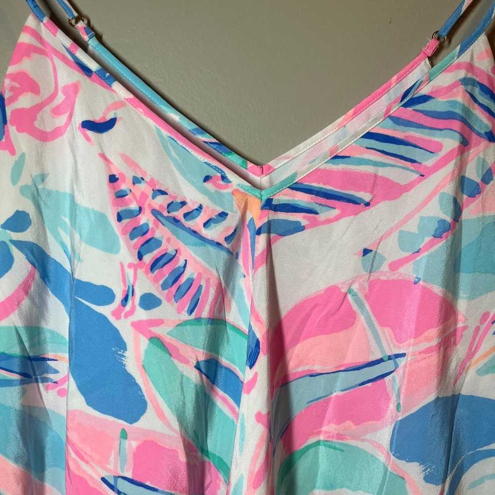 Lilly Pulitzer CLARA Dress 100% Silk Out A to Sea… - image 2