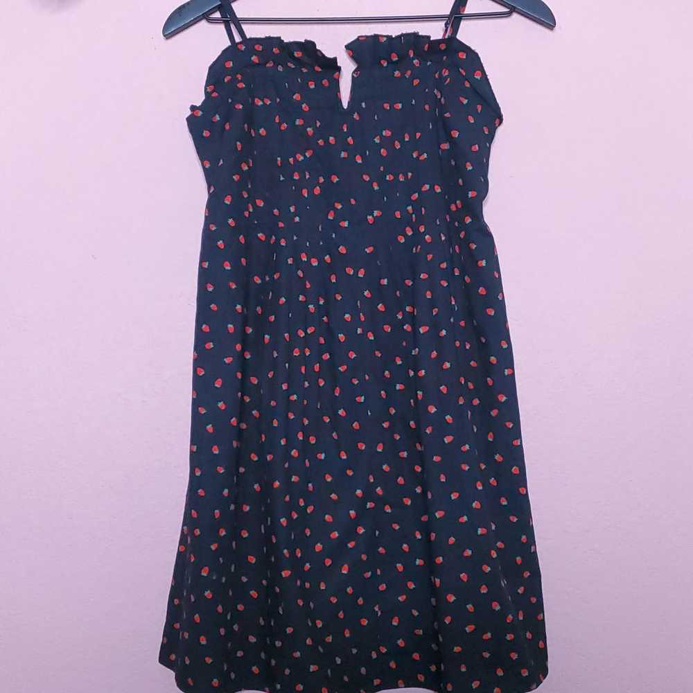 Madewell Pintuck Cami Dress in Fresh Strawberries - image 3