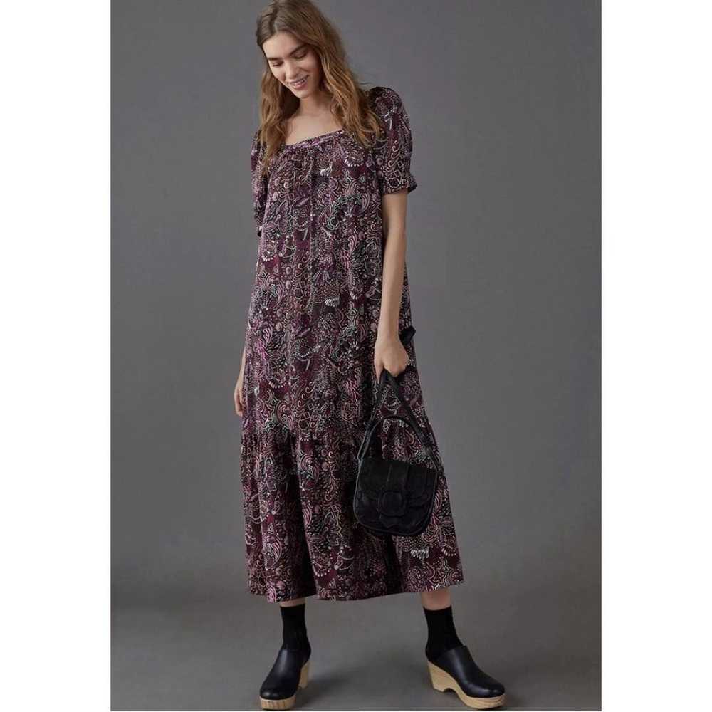 ANTHROPOLOGIE Maeve Lisabetta Paisley Maxi Dress … - image 9
