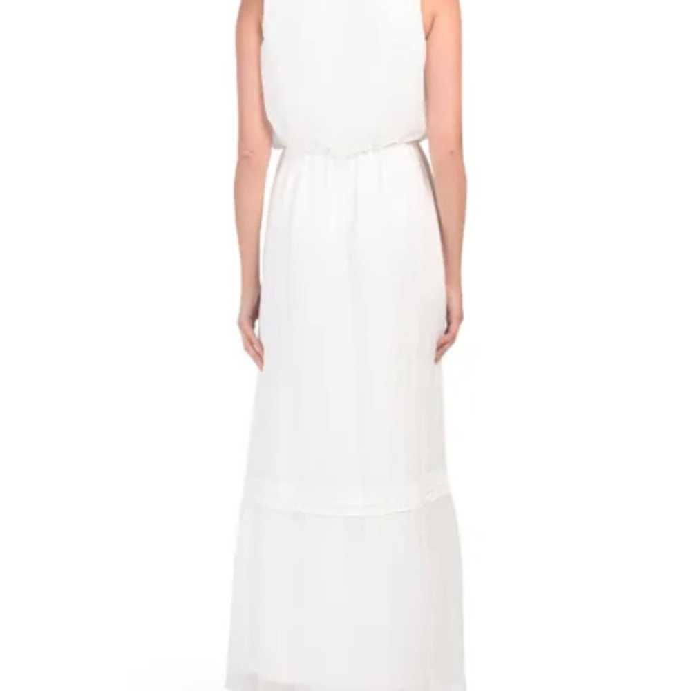 NWOT Adriana papell white maxi dress - image 2
