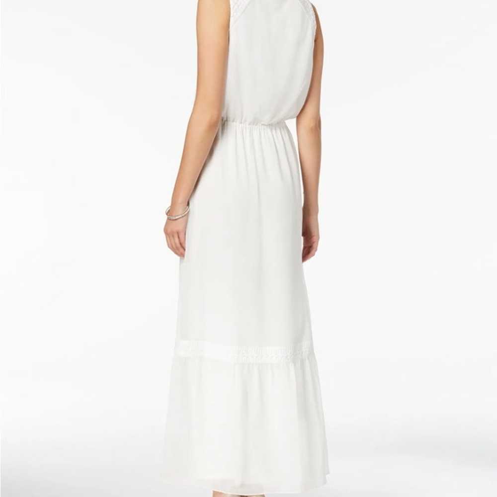 NWOT Adriana papell white maxi dress - image 3