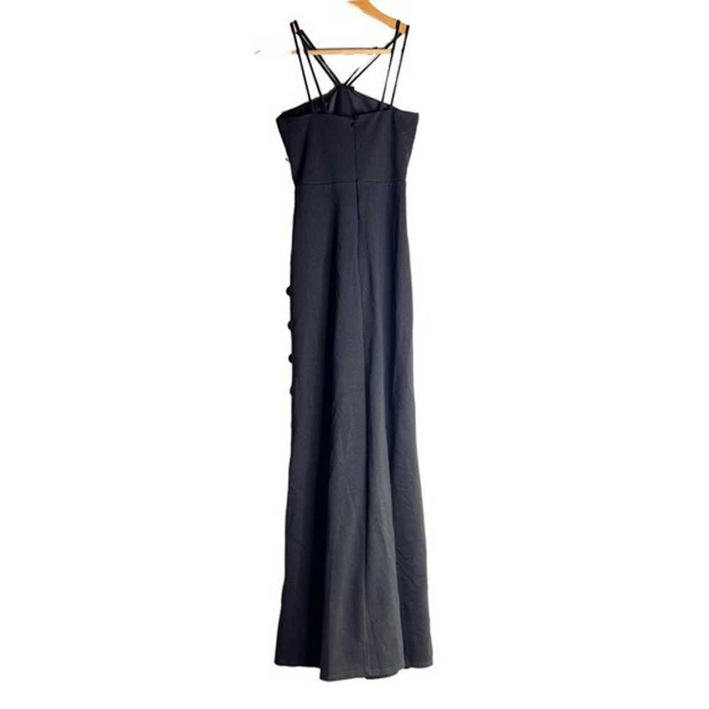 Lulus Forever Glamour Black Strappy Maxi Dress - image 7