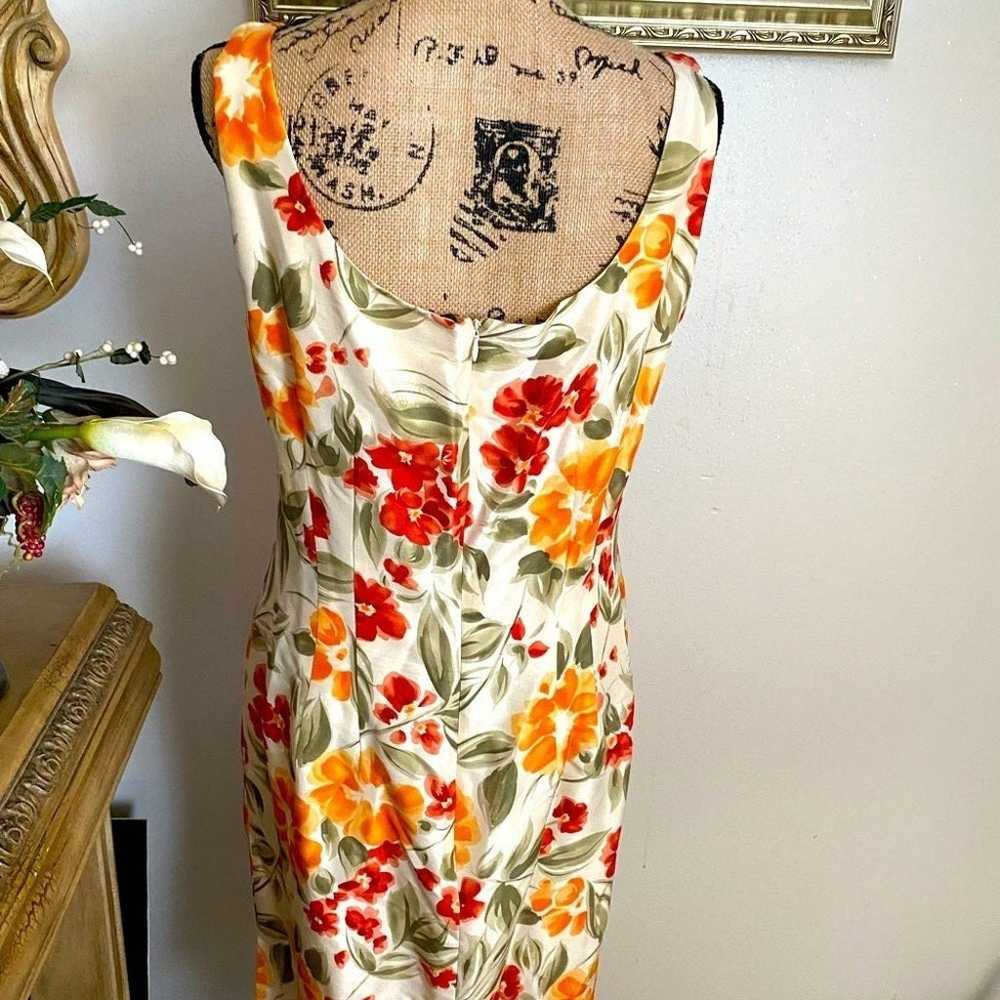 Liz Claiborne flower dress size 14. - image 3