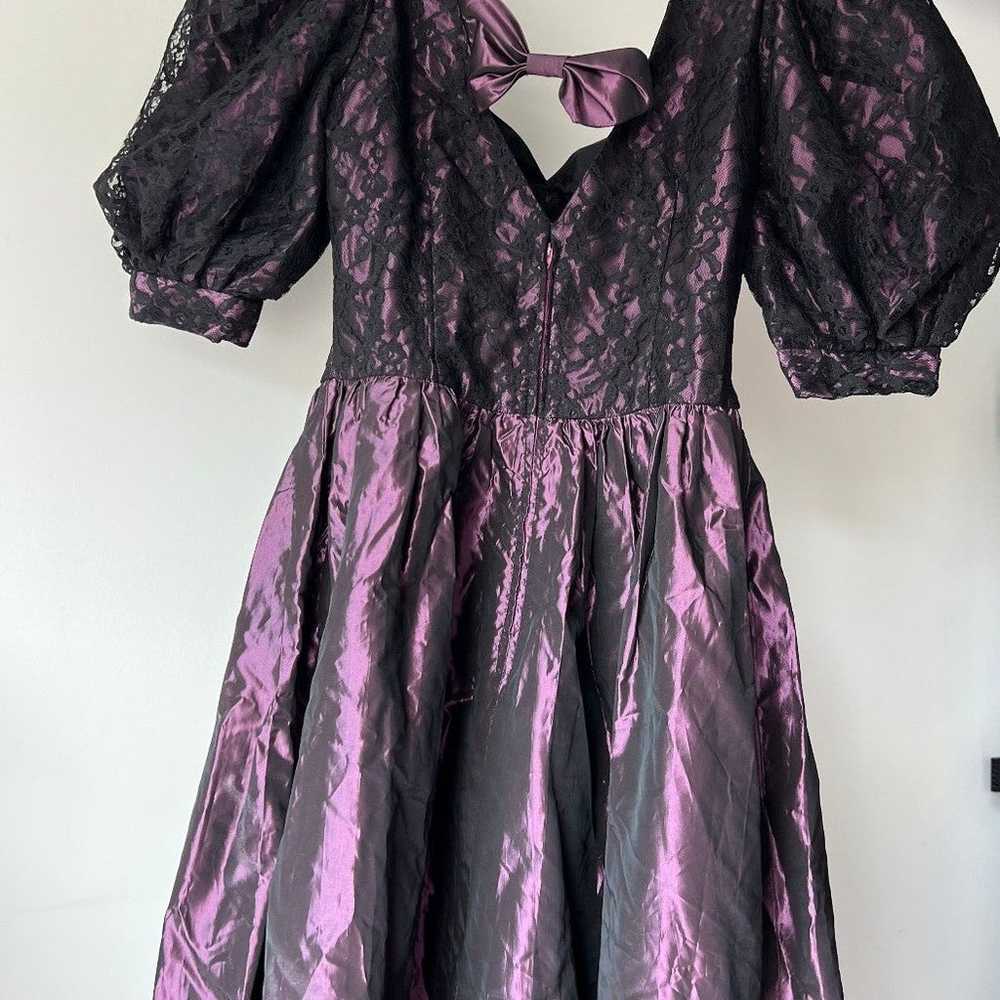 Large Antique Gothic Style Dress - image 1