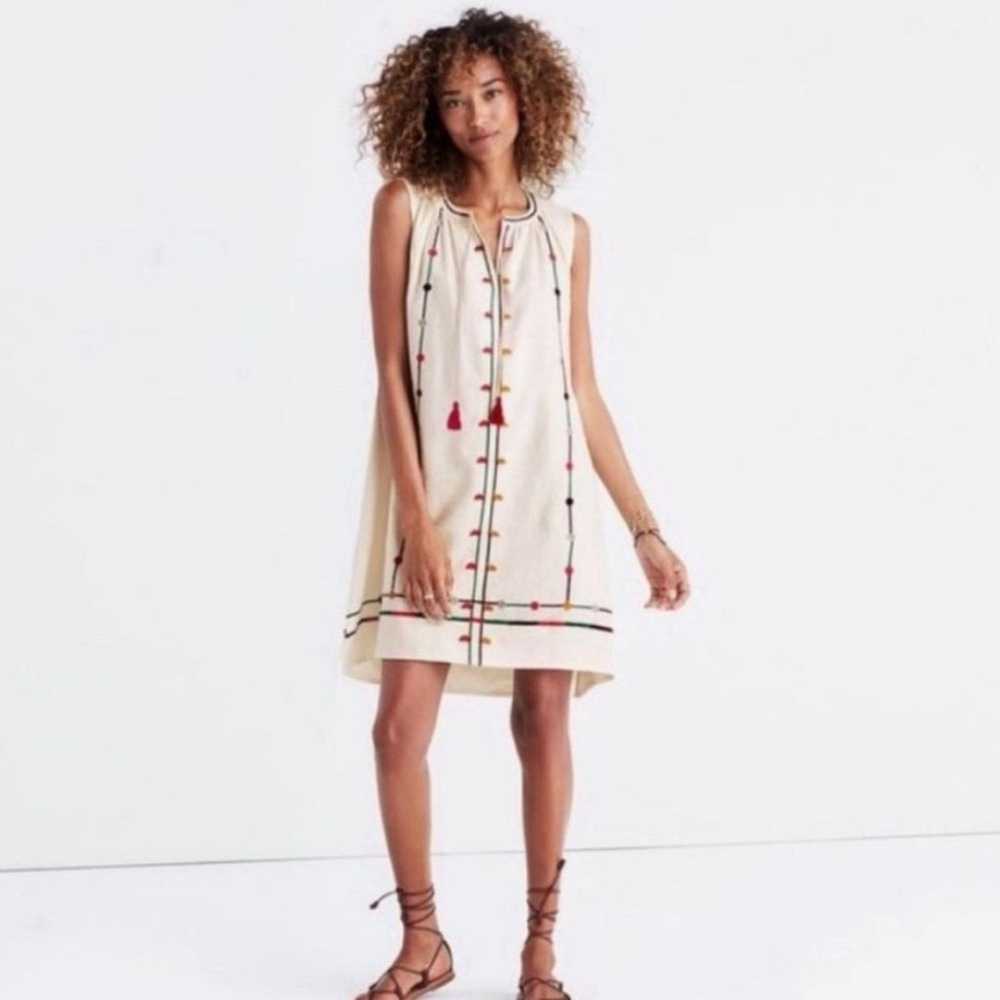 Madewell embroidered sunview dress - image 1