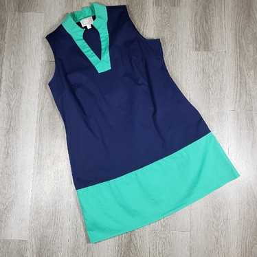 Sail to Sable Color Block Shift Tunic Preppy Dres… - image 1