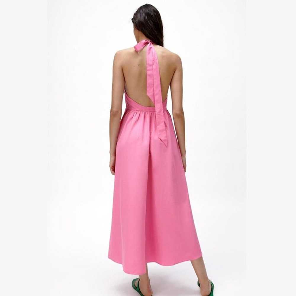 Zara Pink Halter Dress - image 2