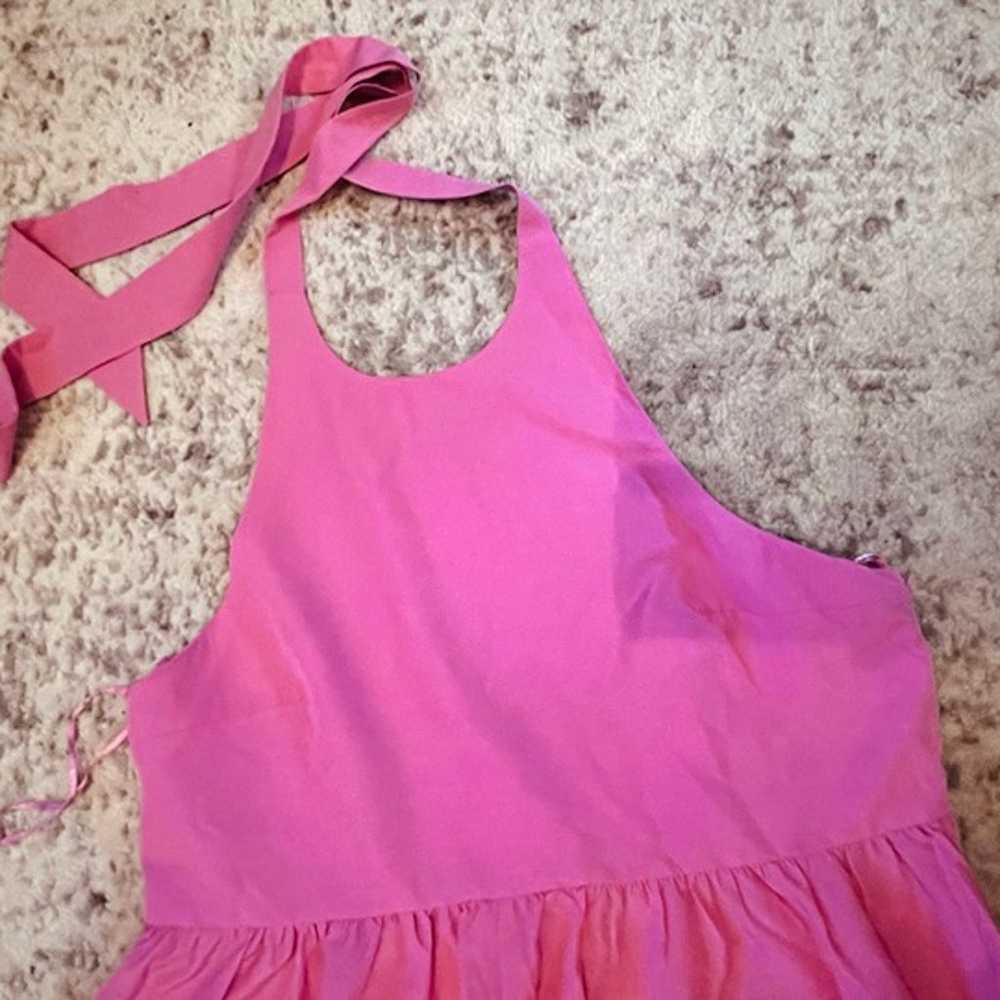 Zara Pink Halter Dress - image 4