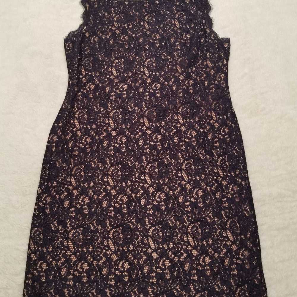 Adrianna Papell Lace Mini Dress Size 16 - image 2