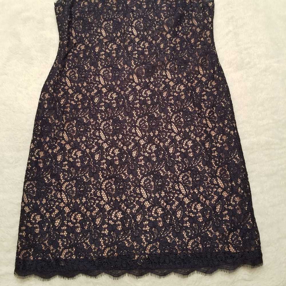 Adrianna Papell Lace Mini Dress Size 16 - image 3