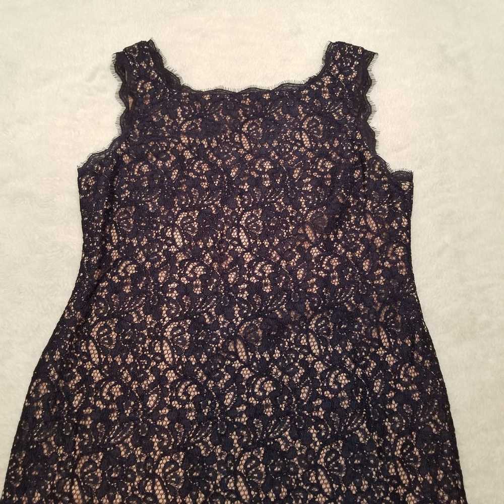 Adrianna Papell Lace Mini Dress Size 16 - image 4