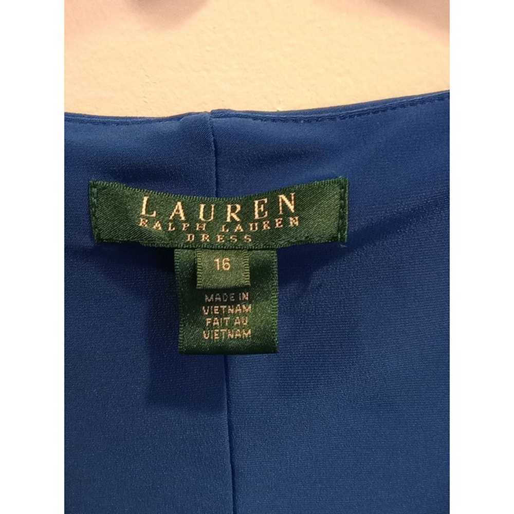 Royal blue dress size 16 Lauren by Ralph Lauren - image 3