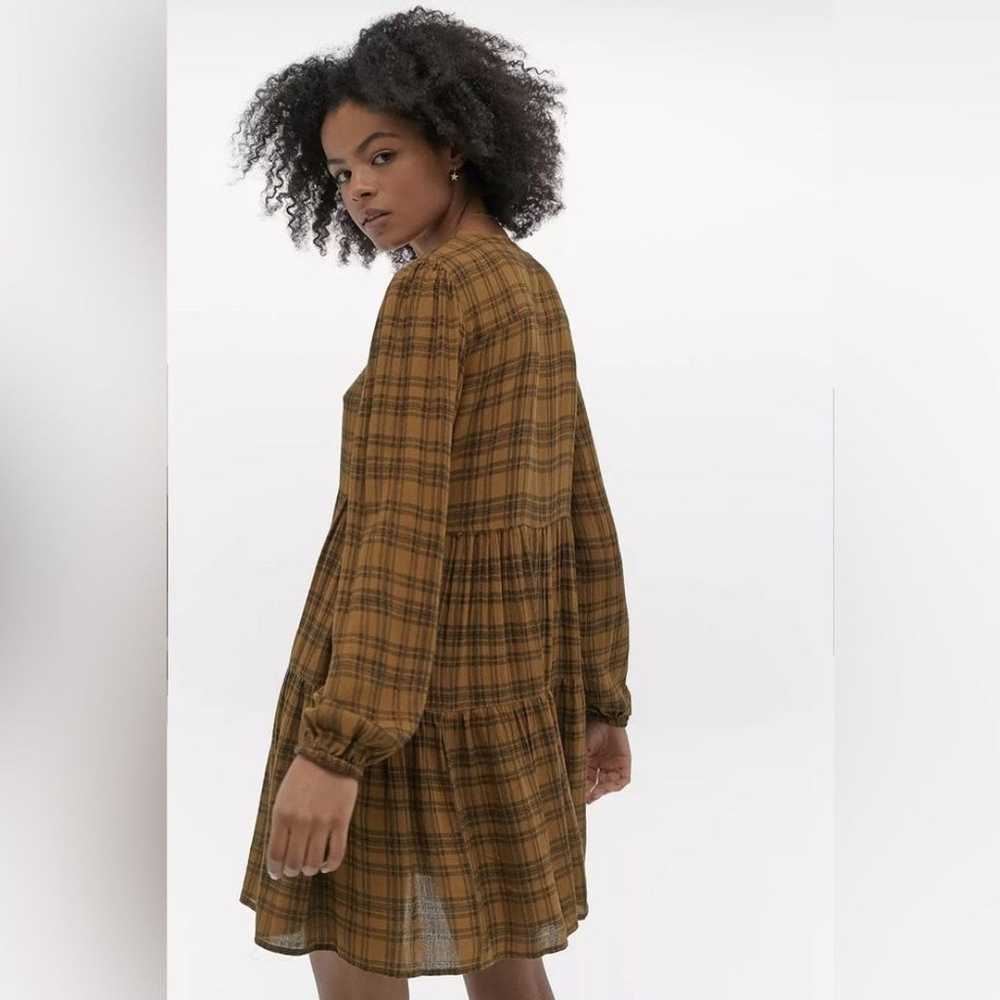 Urban Outfitters Check Print Tiered Mini Dress mu… - image 4
