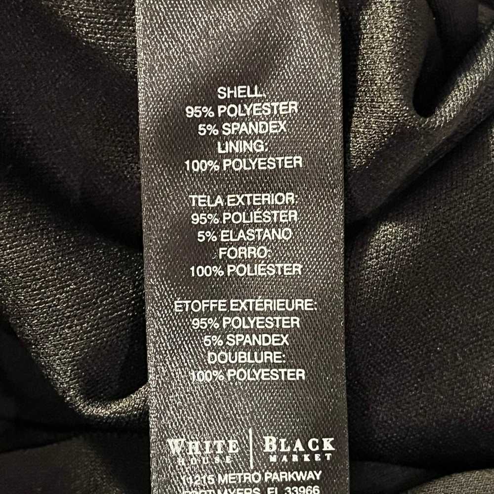 Women’s WHITE HOUSE BLACK MARKET Black Sleeveless… - image 7