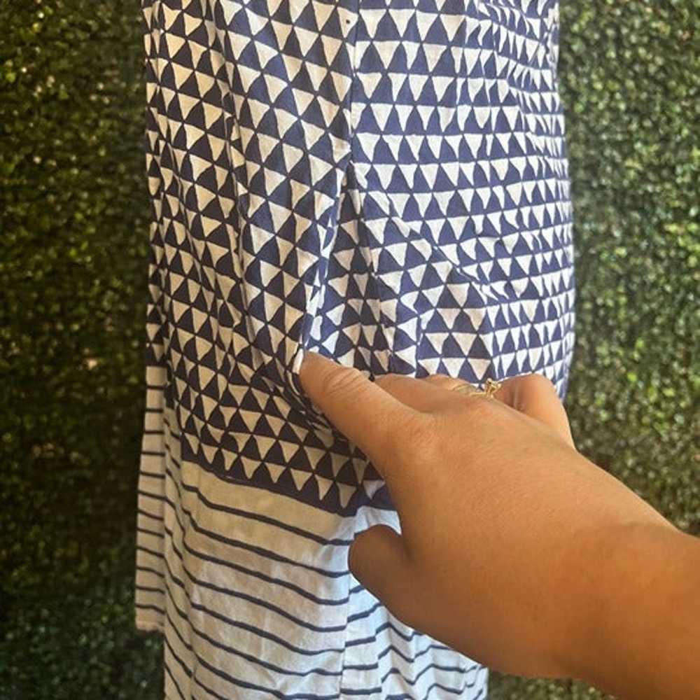 Oliphant Diamond Stripe Sleeveless Pocket Dress B… - image 2