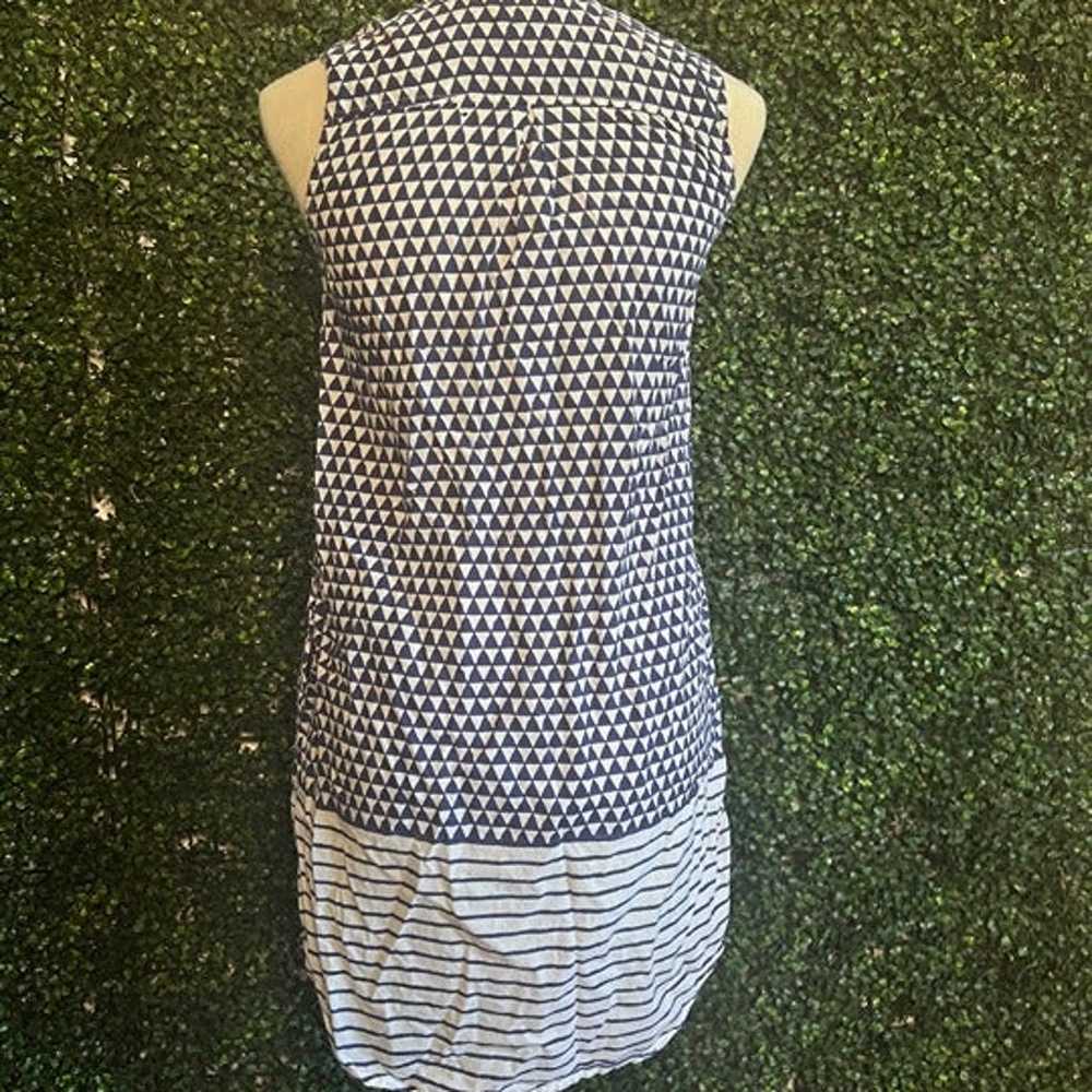 Oliphant Diamond Stripe Sleeveless Pocket Dress B… - image 3