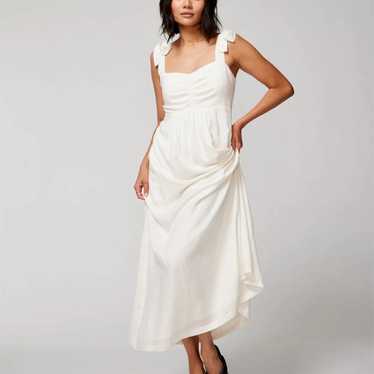Ombre Stripe Soft Jersey V-Neck Maxi Dress with Built-In Bra - Soma
